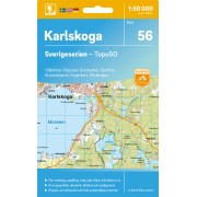 56 Karlskoga Sverigeserien 1:50 000